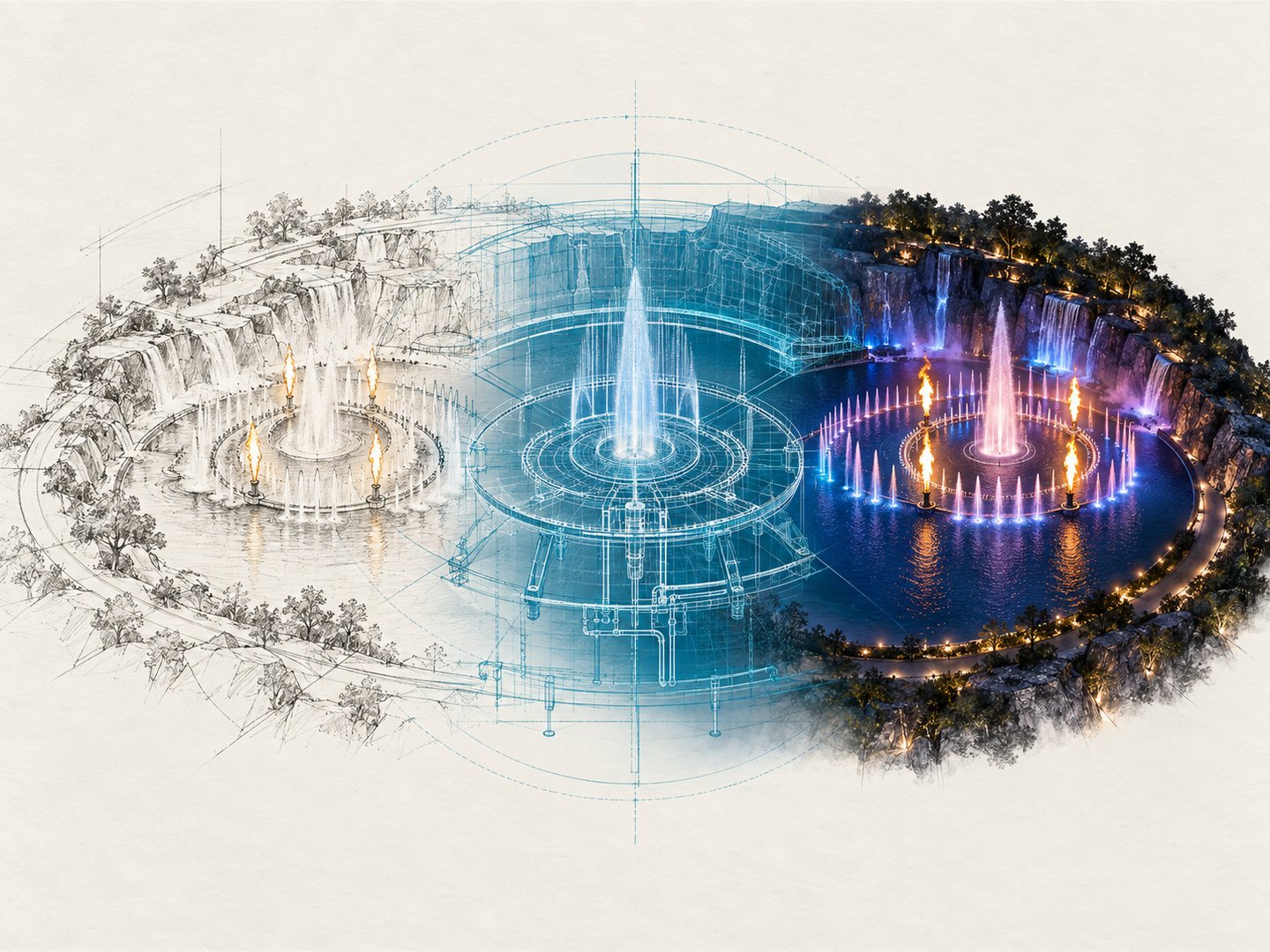 Evolución del concepto creativo a la arquitectura técnica y al espectáculo operable