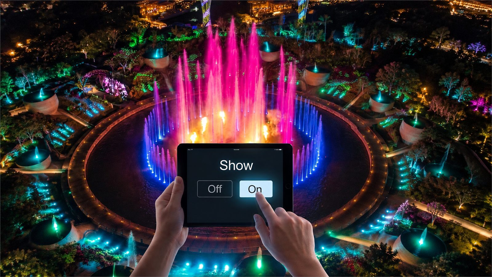 The Crater Show en VidantaWorld operado desde una sola interfaz